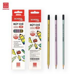 Bút chì gỗ ABC-2B có tẩy 3550