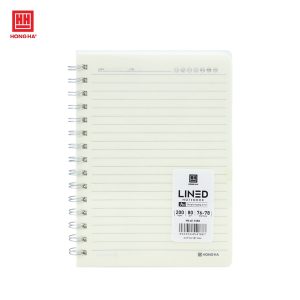 Sổ lò xo bìa nhựa trong kẻ ngang 200 trang B5 4189