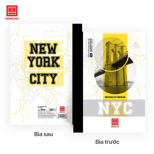Sổ bìa bồi kẻ ngang B5 300 trang Subject - 4536 - Ảnh 2