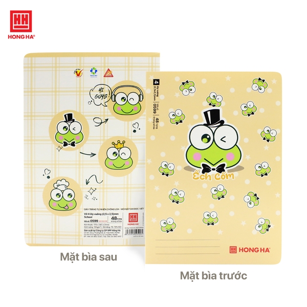 Vở 4 ô ly 48 trang Ếch cốm - 0599 - Ảnh 3
