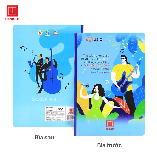 Vở kẻ ngang 300 trang Sao Mai Music - 1692 - Ảnh 3