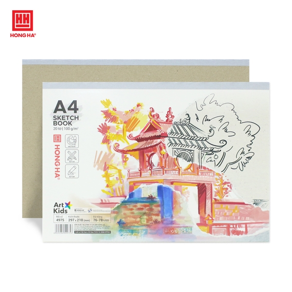 Vở vẽ A4 Art Kids 100gsm - 4975 - Ảnh 2