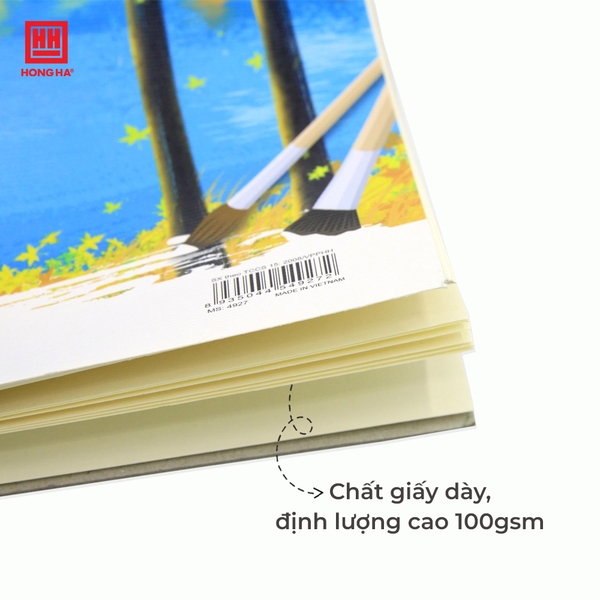 Vở vẽ lò xo A4 Trạng Nguyên 100gsm - 4927 - Ảnh 3